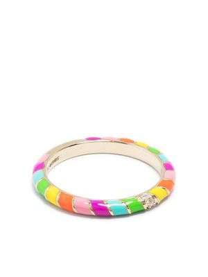 Yvonne Léon bague Alliance Mini Torsade en or 9ct