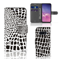 Samsung Galaxy S10e | Telefoonhoesje | Met pasjeshouder | Slangenprint