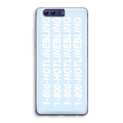 Hotline bling blue: Honor 9 Transparant Hoesje