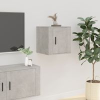 Tv-wandmeubel 40x34,5x40 cm betongrijs