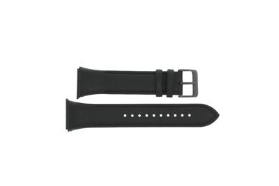 Horlogeband Pulsar PT3984X2 / VD53-X307 / PHG130X Leder Zwart 26mm