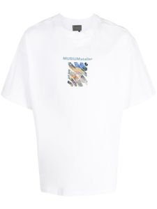 Musium Div. t-shirt en coton à imprimé Van Gogh - Blanc