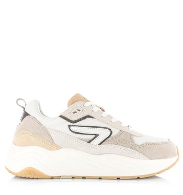 HUB - Glide off white/bone sneakers Suede Dames