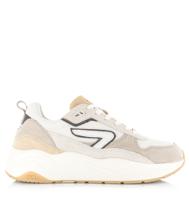 HUB - Glide off white/bone sneakers Suede Dames