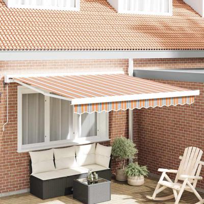 Automatische Opvouwbare Luifel Multikleur Strepen 350 x 250 cm