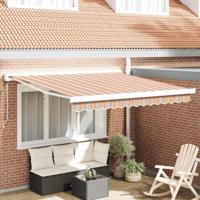 Automatische Opvouwbare Luifel Multikleur Strepen 350 x 250 cm