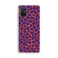 Purple Giraffe: Galaxy A71 Transparant Hoesje