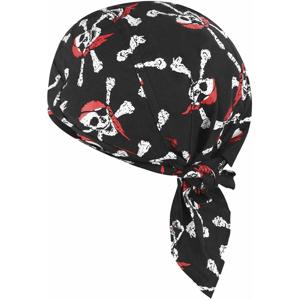 Verkleed Bandana met piraten print - piraat verkleed hoofddoek/zakdoek - volwassenen - kinderen