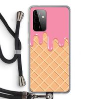 Ice cream: Samsung Galaxy A72 5G Transparant Hoesje met koord