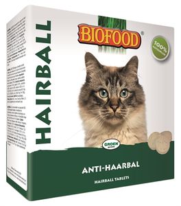 BIOFOOD KATTENSNOEPJE HAIRBALL ANTI-HAARBAL 100 ST