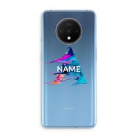 Abstract Spectrum: OnePlus 7T Transparant Hoesje