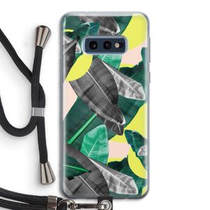 Fantasie jungle: Samsung Galaxy S10e Transparant Hoesje met koord