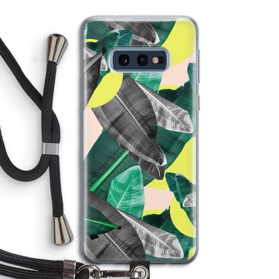 Fantasie jungle: Samsung Galaxy S10e Transparant Hoesje met koord