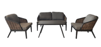 Loungeset Hawaii Nature Grey Oosterik Home - Oosterik home