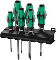 Wera 367/6 TORX® BO Kraftform Plus TORX® BO-Schroevendraaierset + houder, 6 -delig - 1 stuk(s) - 05138250001 - thumbnail