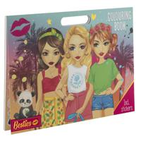 Grafix Besties Kleurboek 26x35,5cm, 25 Vel + Stickervel