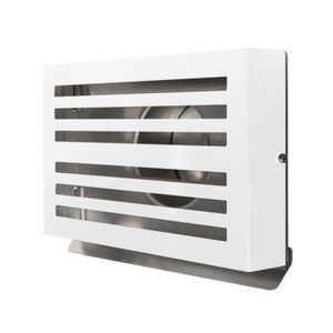 Overdruk Ventilatierooster Beta 15 cm Mat Wit Weckx