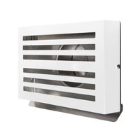 Overdruk Ventilatierooster Beta 15 cm Mat Wit Weckx