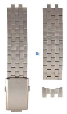 Horlogeband Hamilton H695776102 / Khaki Navy Staal 21mm