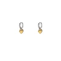 Day&Eve Creolen Heart Hoop Bicolor