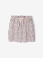 Meisjesrok met print vanille