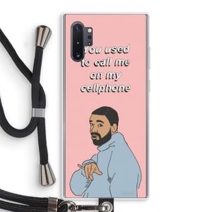 Hotline bling: Samsung Galaxy Note 10 Plus Transparant Hoesje met koord