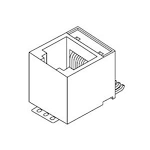 Molex Cat 3 Mod Jack/Plug 855135004 Bus Zwart 1 stuk(s)