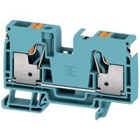 Weidmüller 2674950000 Doorgangsserieklem Push-In-klem, Steekaansluiting Blauw 25 stuk(s)