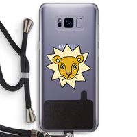 Kleine leeuw: Samsung Galaxy S8 Plus Transparant Hoesje met koord Kleine leeuw: Samsung Galaxy S8 Plus Transparant Hoesje met koord
