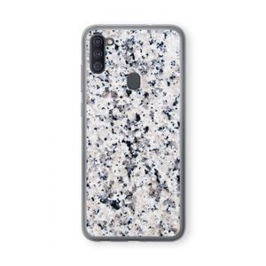 Gespikkelde marmer: Samsung Galaxy A11 Transparant Hoesje