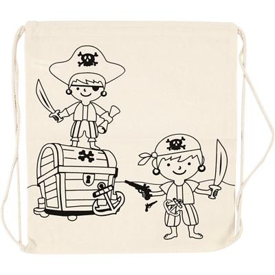 Creativ Company - - gymtas piraten 37x40 cm