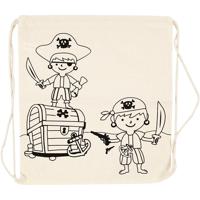 Creativ Company - - gymtas piraten 37x40 cm