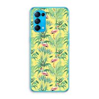 Flamingo party: Oppo Find X3 Lite Transparant Hoesje