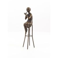 BRONZEN SCULPTUUR GENAAMD -EEN BEETJE ROUGE-