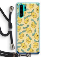Citroenen: Huawei P30 Pro Transparant Hoesje met koord