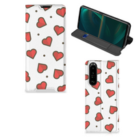 Sony Xperia 5 III Hoesje met Magneet Hearts