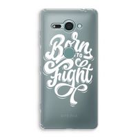 Born to Fight: Sony Xperia XZ2 Compact Transparant Hoesje