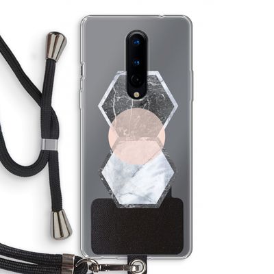 Creatieve toets: OnePlus 8 Transparant Hoesje met koord