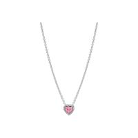 Hanger Dames Pandora 398425C02-45 Zilverkleurig Roze