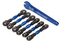 Traxxas - Turnbuckles, aluminum (blue-anodized) (TRX-8341X) - thumbnail