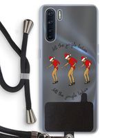 Jingle Ladies: Oppo A91 Transparant Hoesje met koord