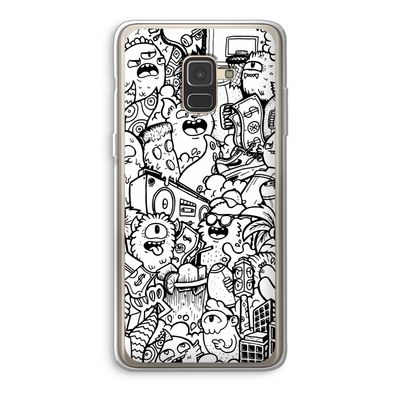 Vexx City #2: Samsung Galaxy A8 (2018) Transparant Hoesje