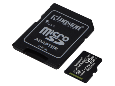 KINGSTON 128GB MicroSDXC Canvas Select+