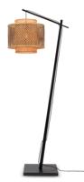 Vloerlamp Bhutan - Bamboe Zwart/Naturel - 68x40x176cm