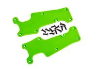 Traxxas - Suspension arm covers, green, front (left and right)/ 2.5x8 CCS (12) (TRX-9633G)