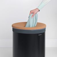 Brabantia 120022 wasmand 60 l Rond Zwart - thumbnail