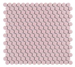 Mozaïek tegels Penny Rose Mat 31,5x29,1 - Rond Wand en vloer Geglazuurde porseleinen steengoed