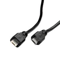 ROLINE USB 2.0 Kabel, Micro USB A Male - Micro USB B Male, 1,8m - thumbnail