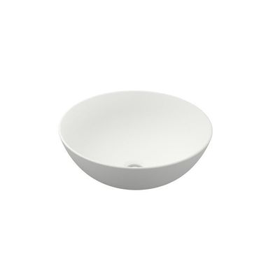 INK Otello Large waskom - 40x40x12cm - rond - porselein wit mat 0300291