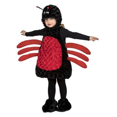 Kostuums voor Kinderen My Other Me Rood Zwart Spin (3 Onderdelen) - Maat: 5-6 Jaar - Maat: 5-6 Jaar